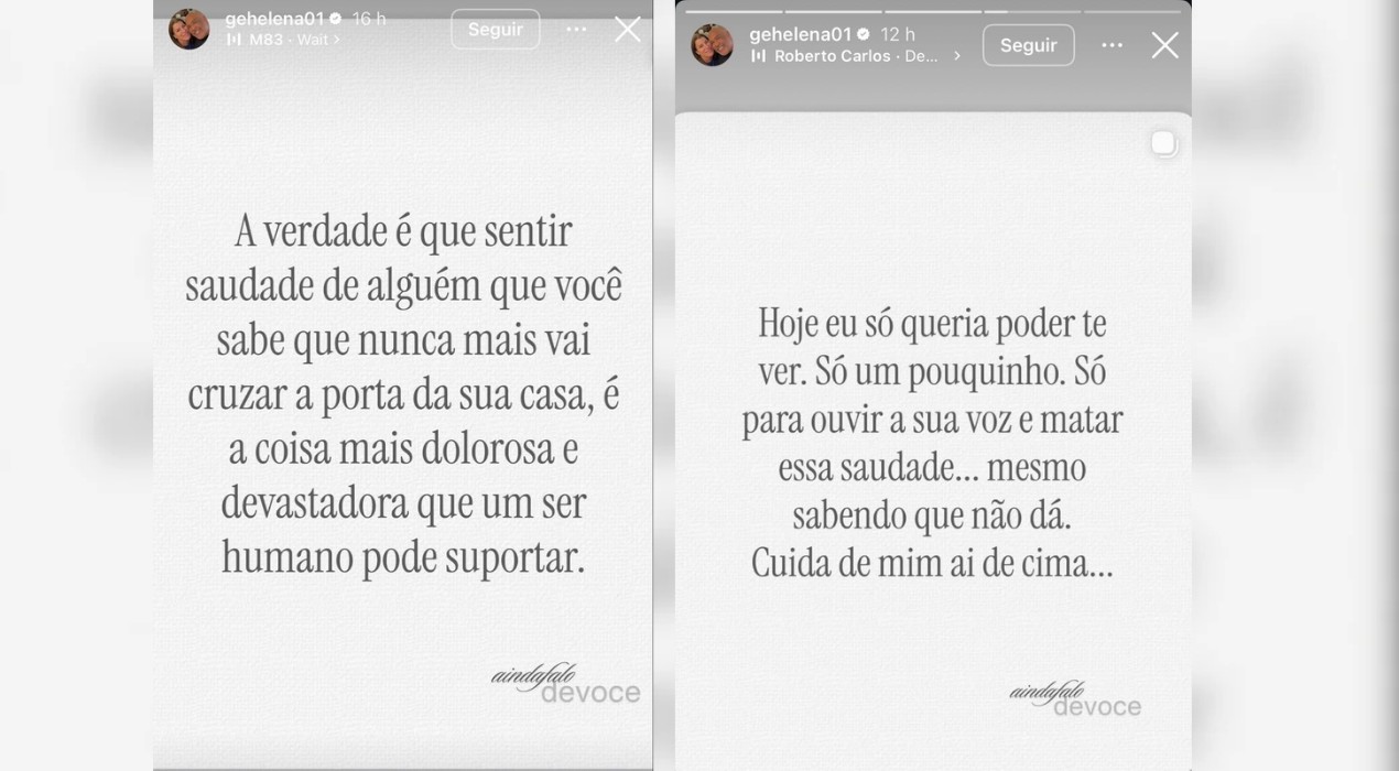 Rick Sollo: viúva compartilha mensagem sobre luto nas redes sociais | G1