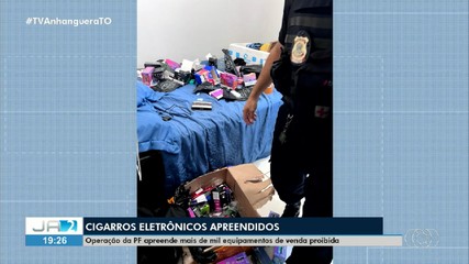 Operação da PF apreende mais de mil cigarros eletrônicos