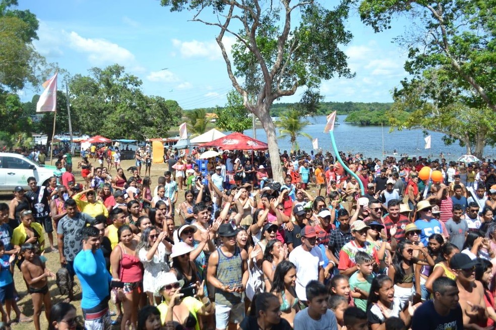 Festival de Verão do Caburi, em Parintins. — Foto: Divulgação/Prefeitura de Parintins