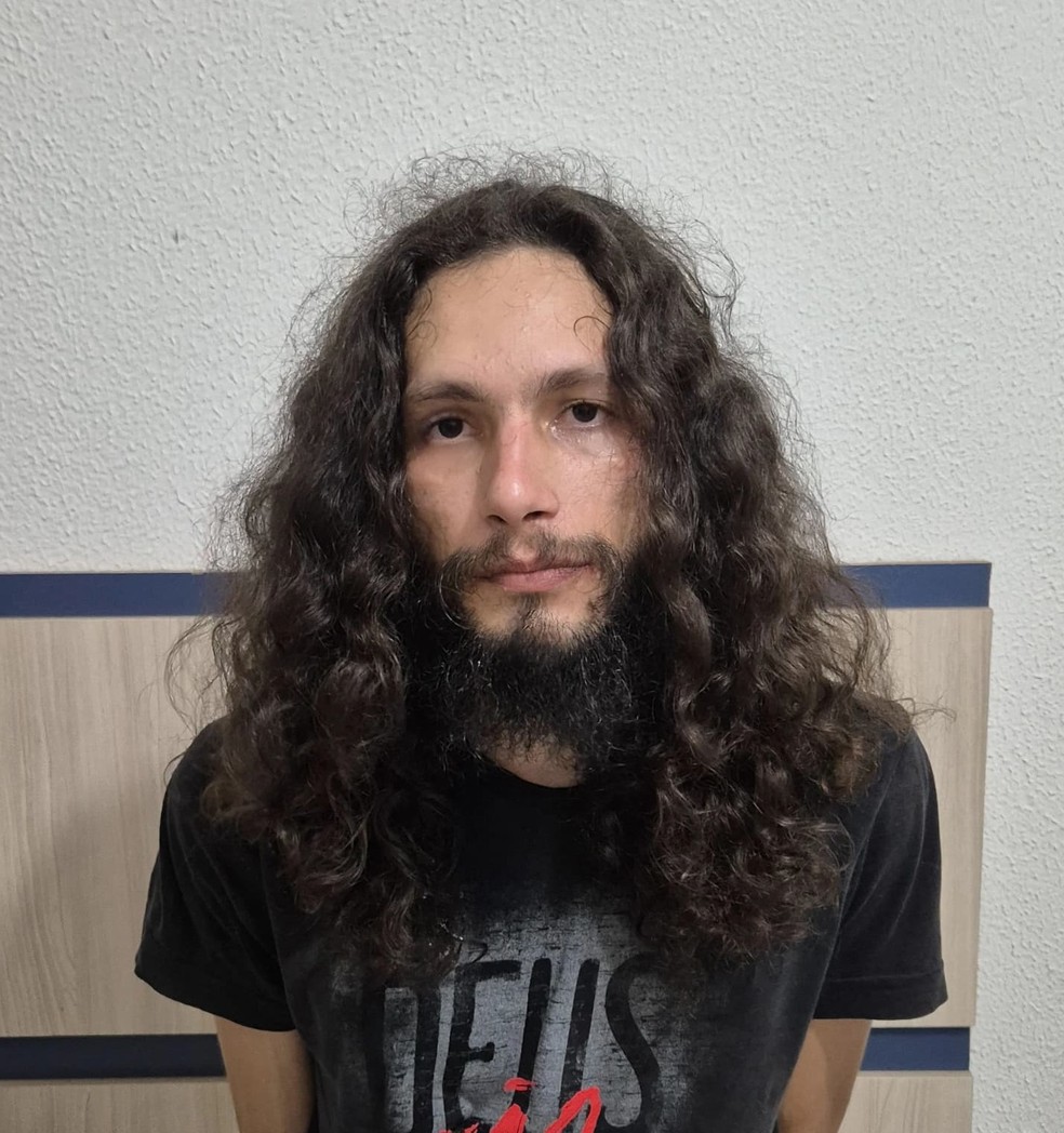 Hallan Richard Morais foi preso suspeito de tentativa de violação sexual em Luzimangues — Foto: Divulgação/Portal Agência Tocantins