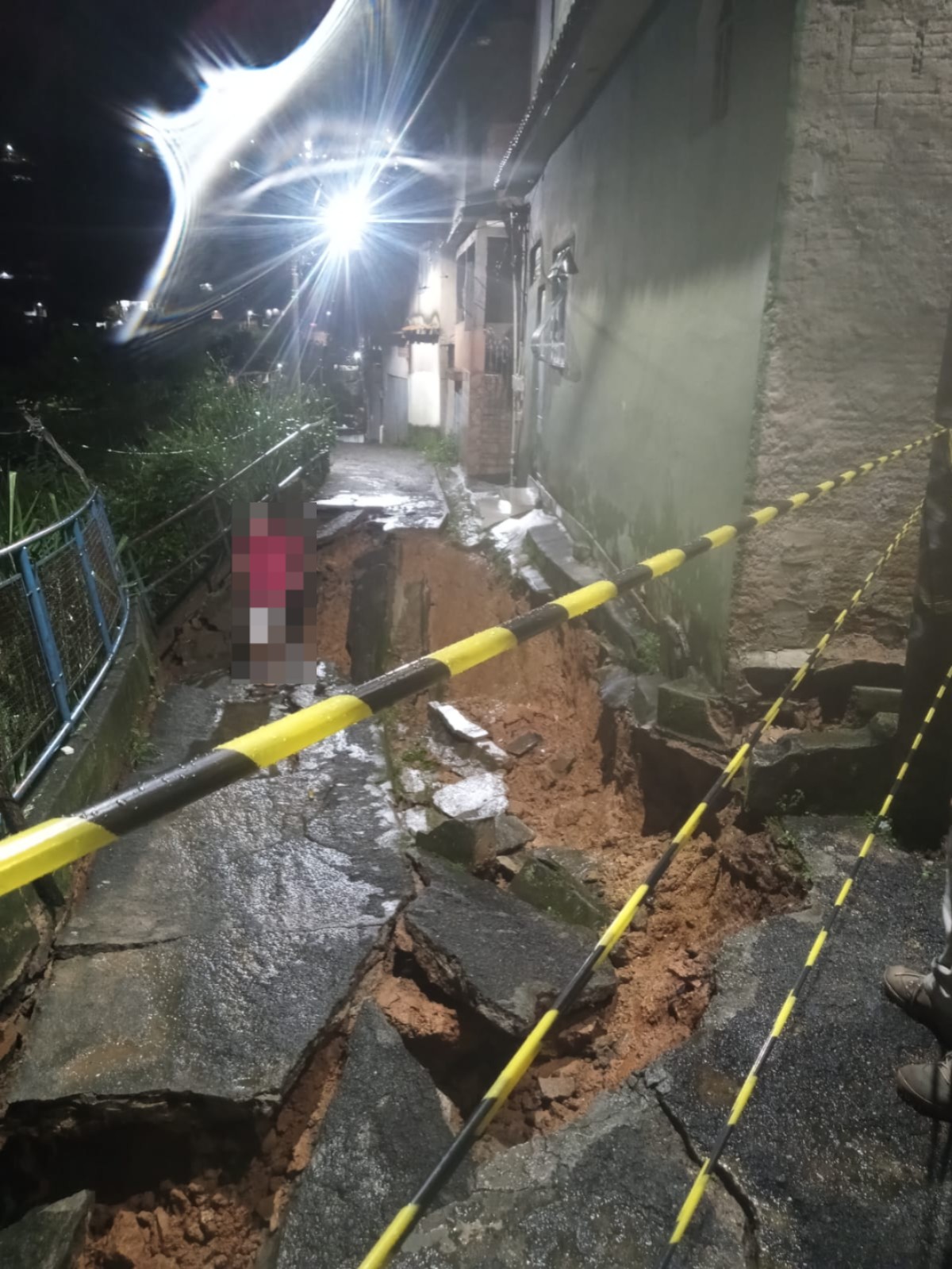 Volta Redonda registra deslizamentos e alagamentos durante temporal