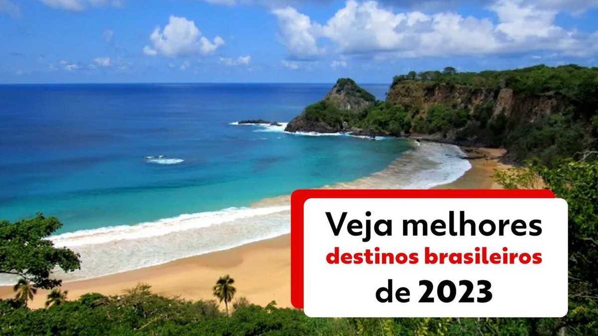 Os destinos do Brasil que apareceram entre os melhores do mundo em 2023
