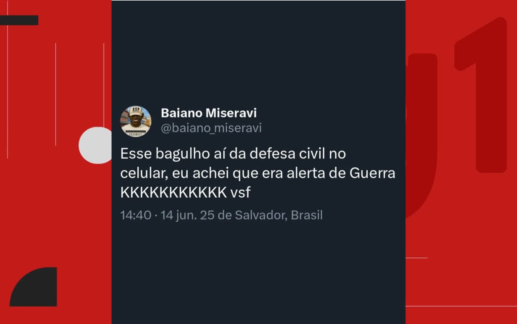 Alerta de guerra e celular invadido: mensagem de teste da Defesa Civil assusta moradores de Salvador