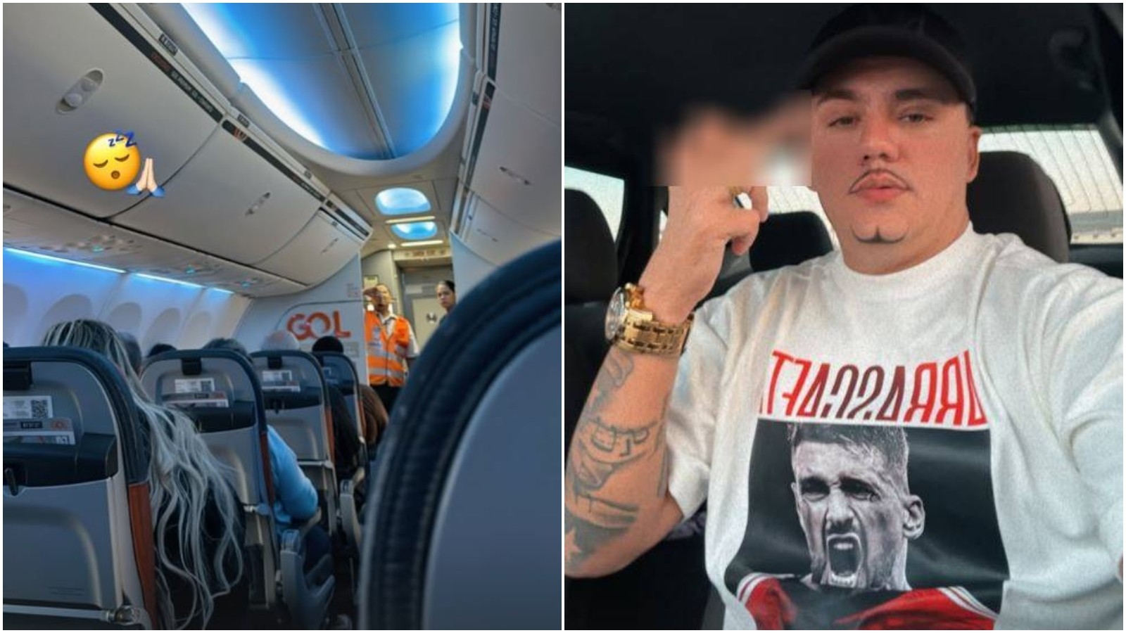 Funkeiro membro de facção faz foto em avião e é preso ao desembarcar antes de show em Fortaleza; vídeo
