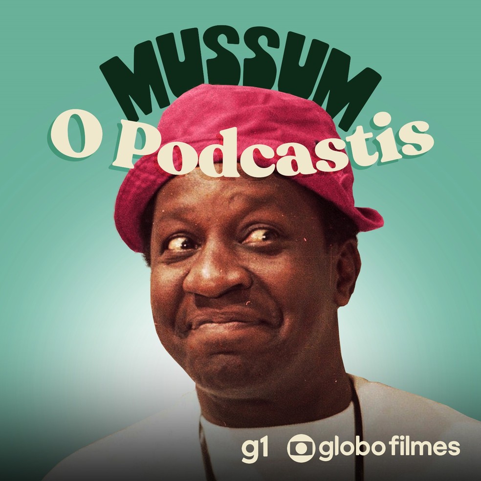 Capa do podcast 'Mussum, o podcastis' — Foto: Acervo Globo