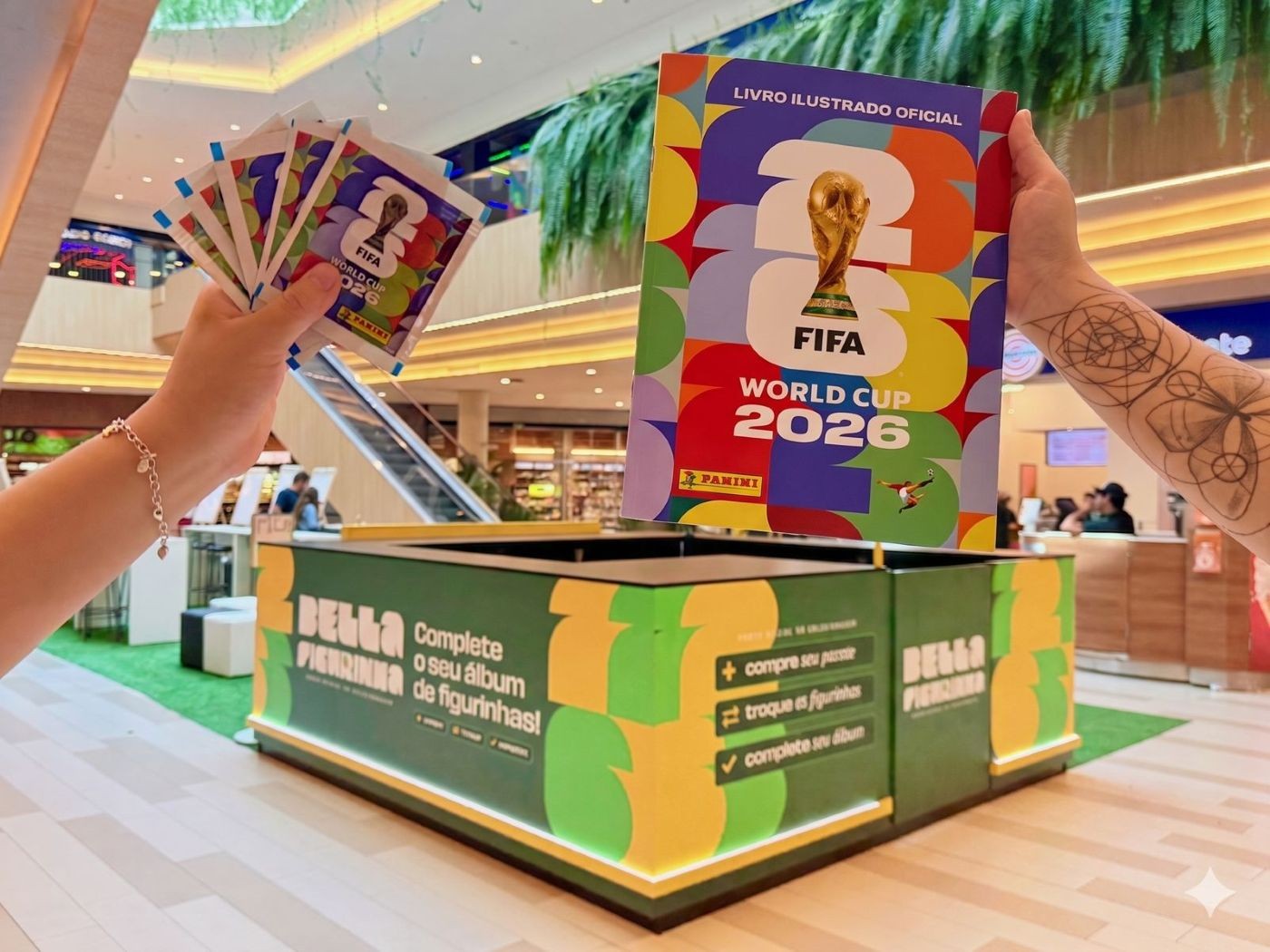 Jockey Plaza inaugura ponto oficial Panini da Copa 2026