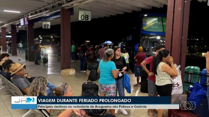 Confira a movimentação na rodoviária de Araguaína na véspera do feriado