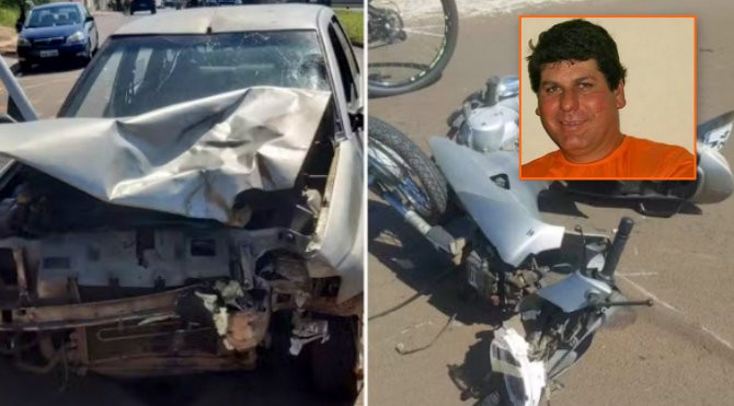 Motociclista morre em Araras após ser atingido na contramão por carro com motorista embriagado