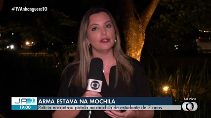 Estudante leva arma do pai policial para escola e mostra a colegas em Palmas