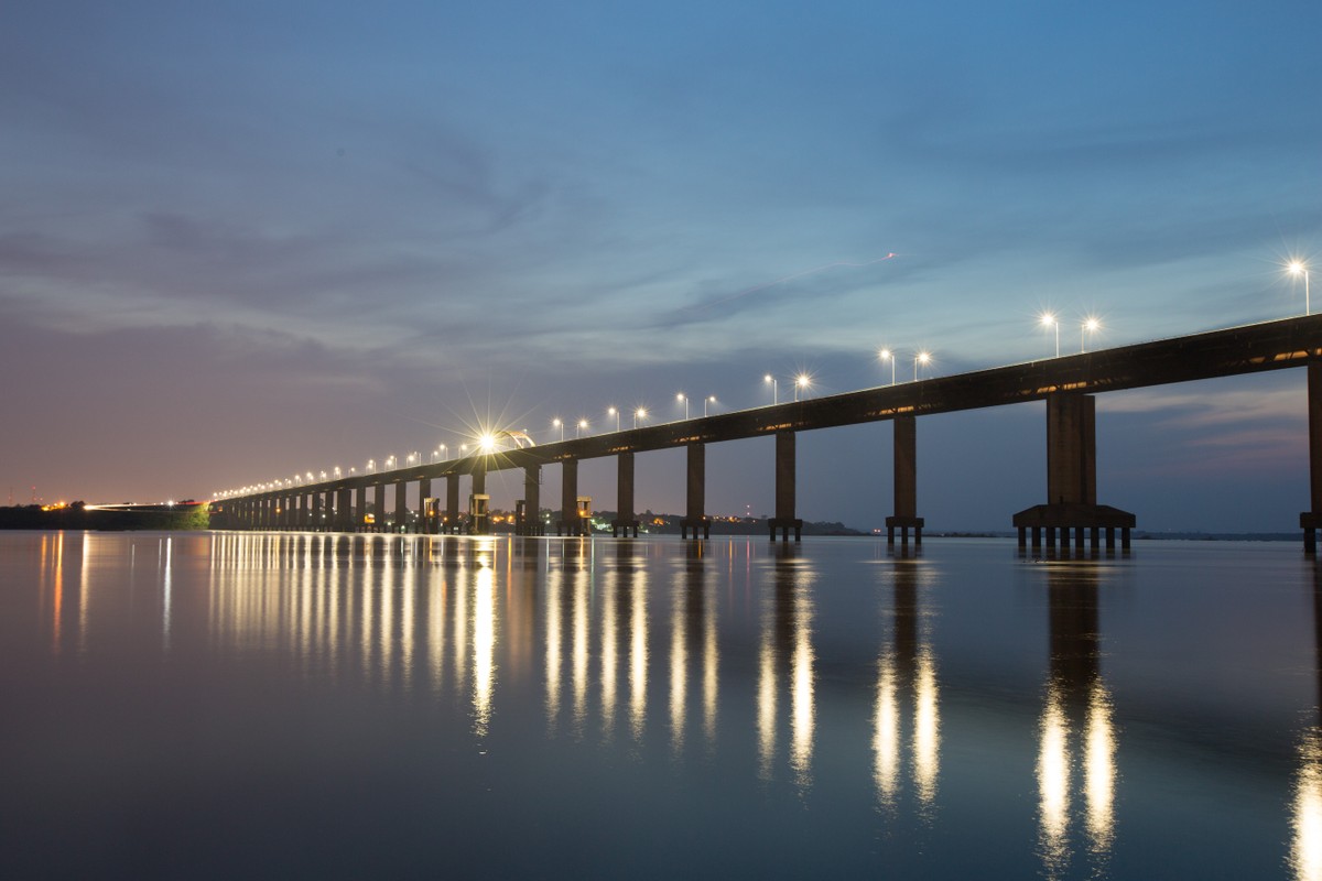 Cartão postal de Marabá, ponte sobre o Rio Tocantins é restaurada
