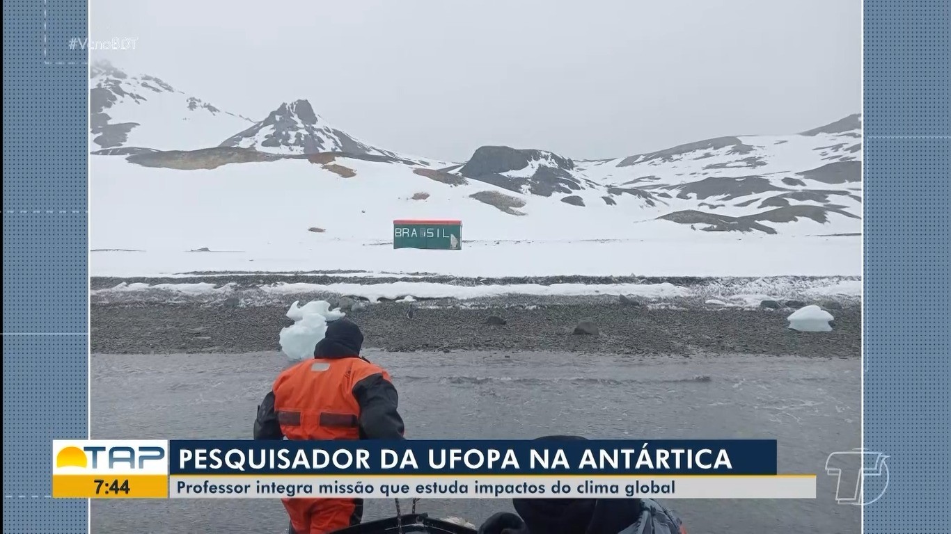 Pesquisador da Ufopa fala sobre experiência na missão científica Antártica