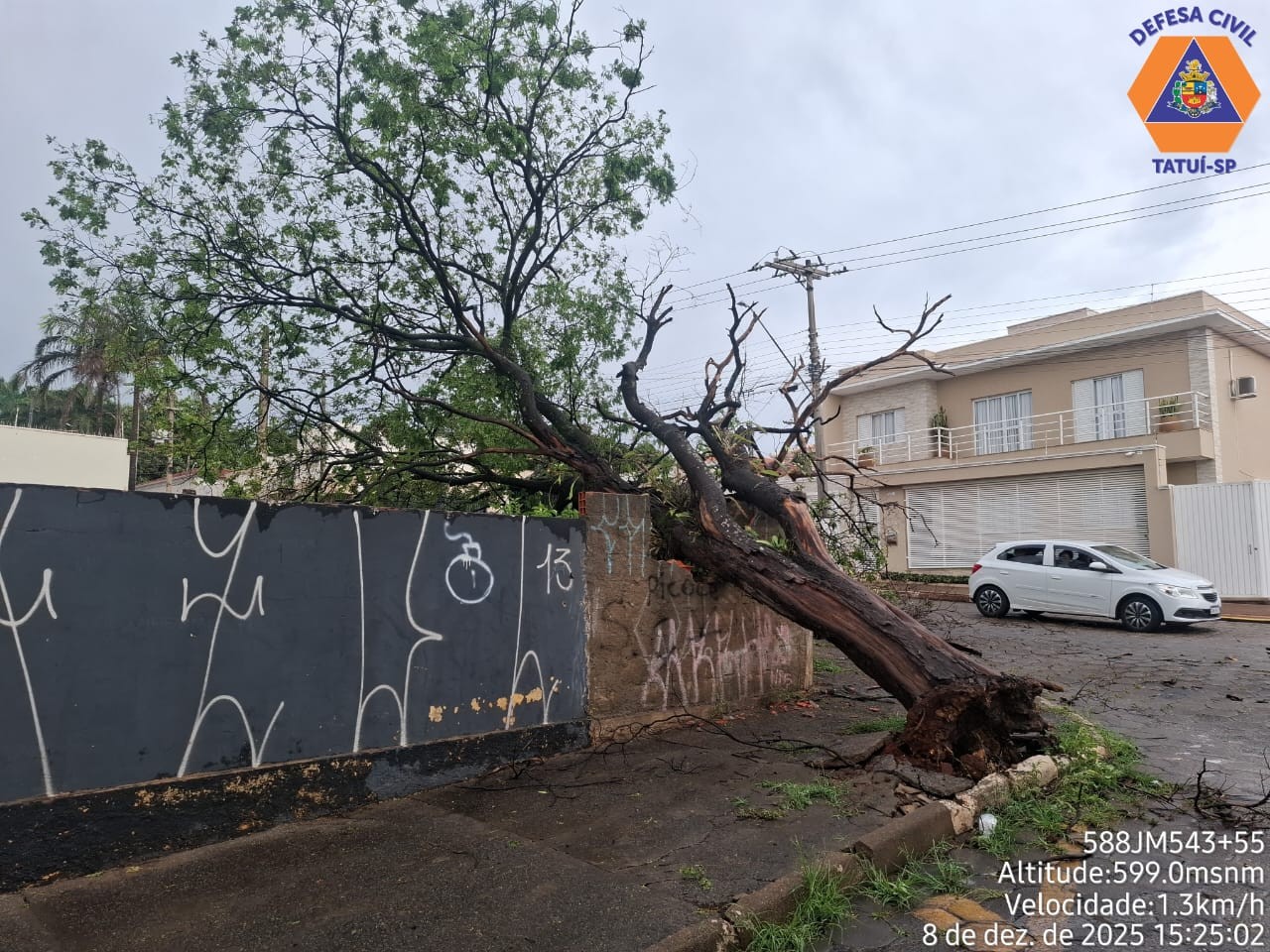 Avaré lidera cidades mais chuvosas de SP com 129 mm em 24 horas, aponta Defesa Civil