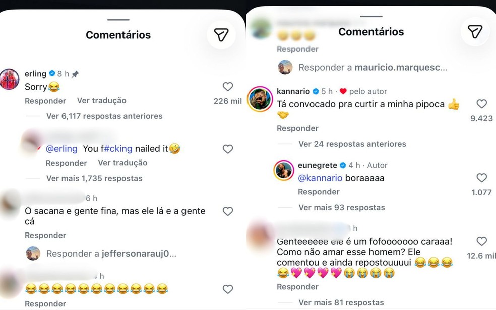 Haaland publica música de Igor Kannário e cantor convida norueguês para Pipoca no Carnaval de Salvador — Foto: Reprodução/Redes Sociais