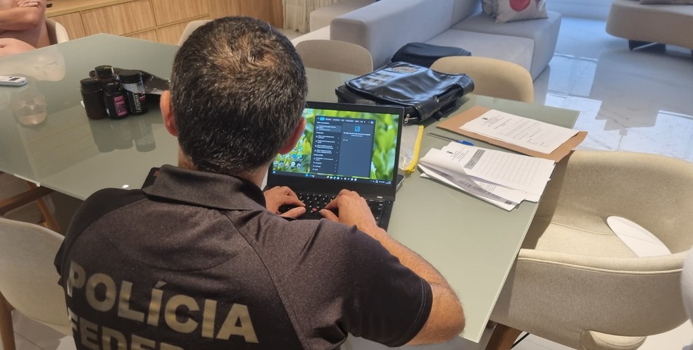 PF faz operação contra suspeitos de lançarem candidaturas fictícias para desviar fundo eleitoral em São Luís — Foto: Divulgação/Polícia Federal