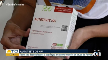 Unidades de saúde disponibilizam autoteste de HIV em Palmas