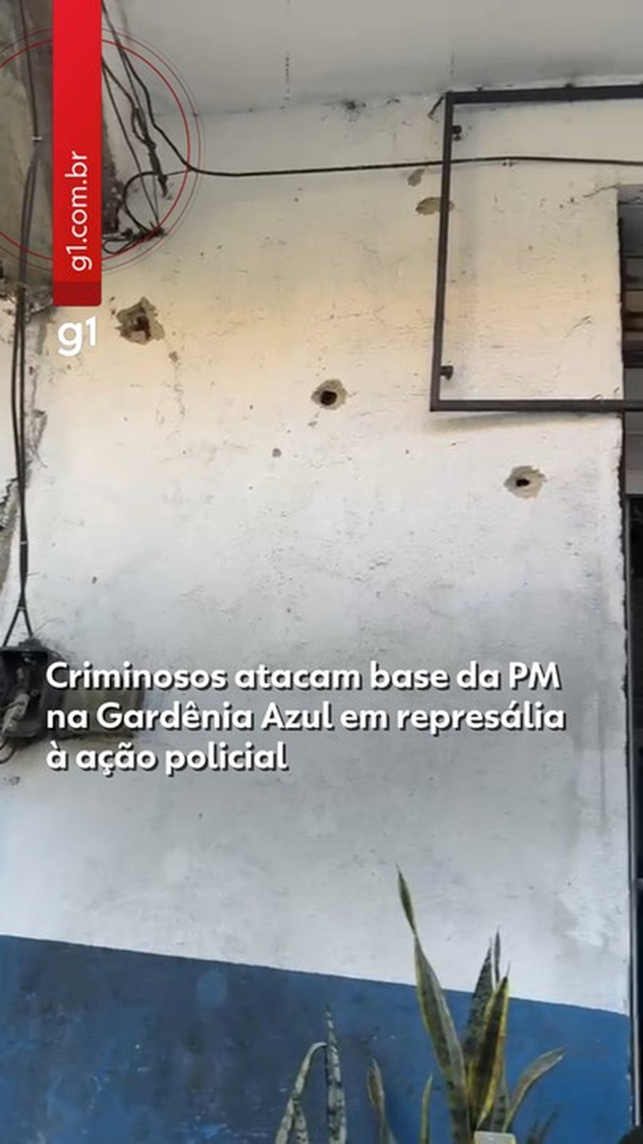 Bandidos fuzilam base da PM na Gardênia após prisão de traficante | G1