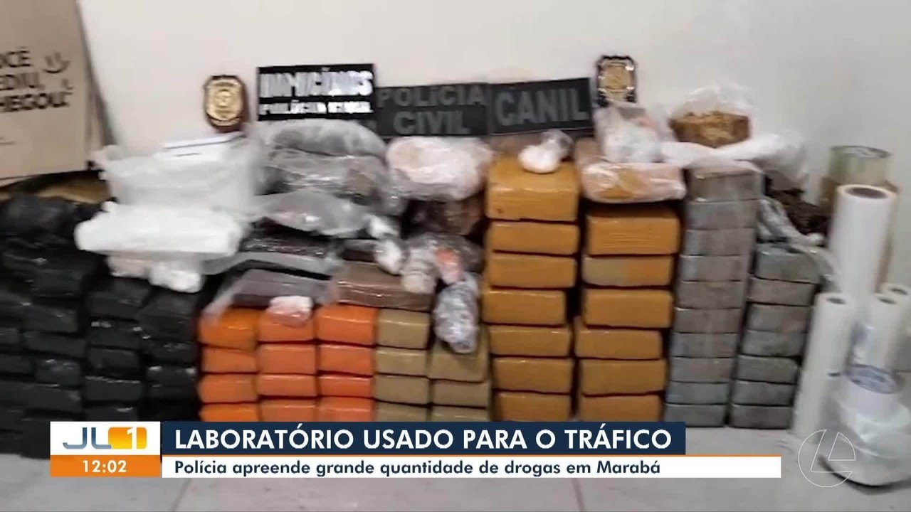 Polícia encontra imóveis usados como laboratórios de drogas com cocaína, maconha e crack em Marabá, no Pará