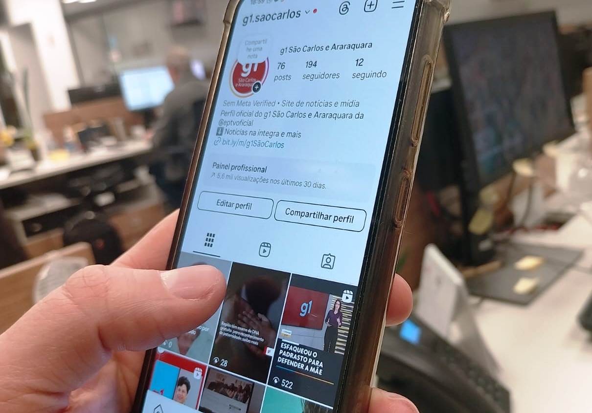 g1 São Carlos e Araraquara nas redes sociais: veja perfis oficiais no Instagram e WhatsApp