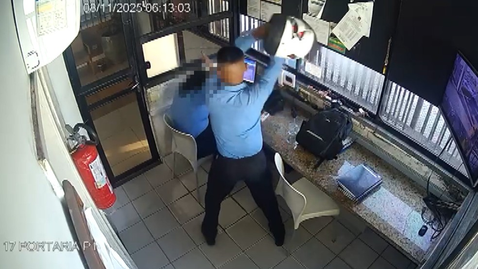 Vítima foi agredida durante trabalho em Salvador — Foto: Redes sociais