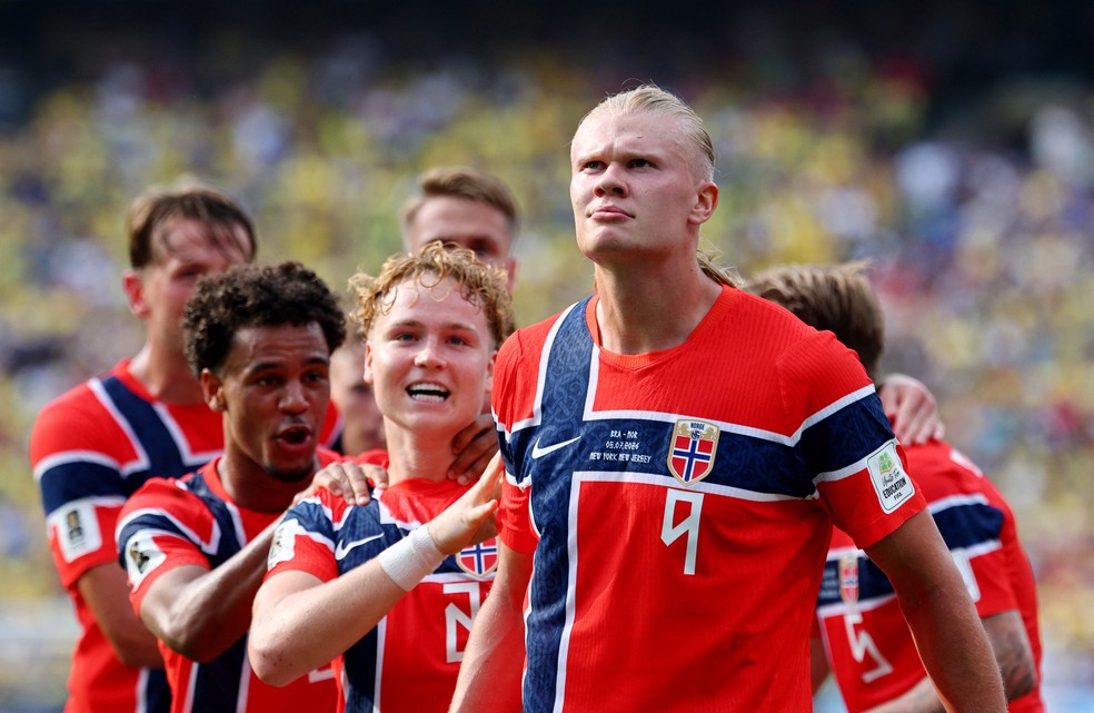 Erling Haaland, da Noruega — Foto: Reuters/Vincent Carchietta