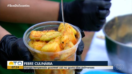 Manga temperada ganha espaço no paladar dos palmenses e vendas da fruta crescem