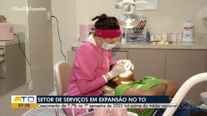 Setor de serviços registra crescimento acima da média nacional no Tocantins