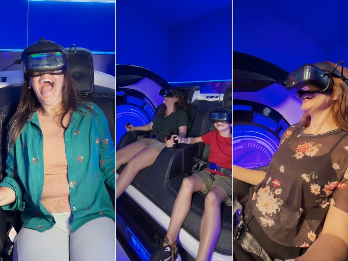 Frio na barriga e vertigem: g1 testou a novo camicase virtual do Hopi Hari