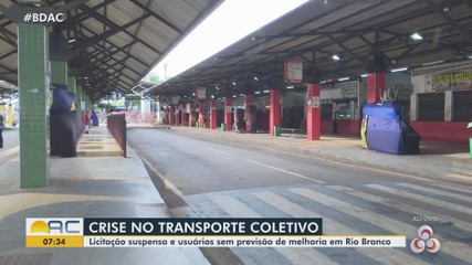 Licitação para concessão do transporte coletivo é suspensa em Rio Branco