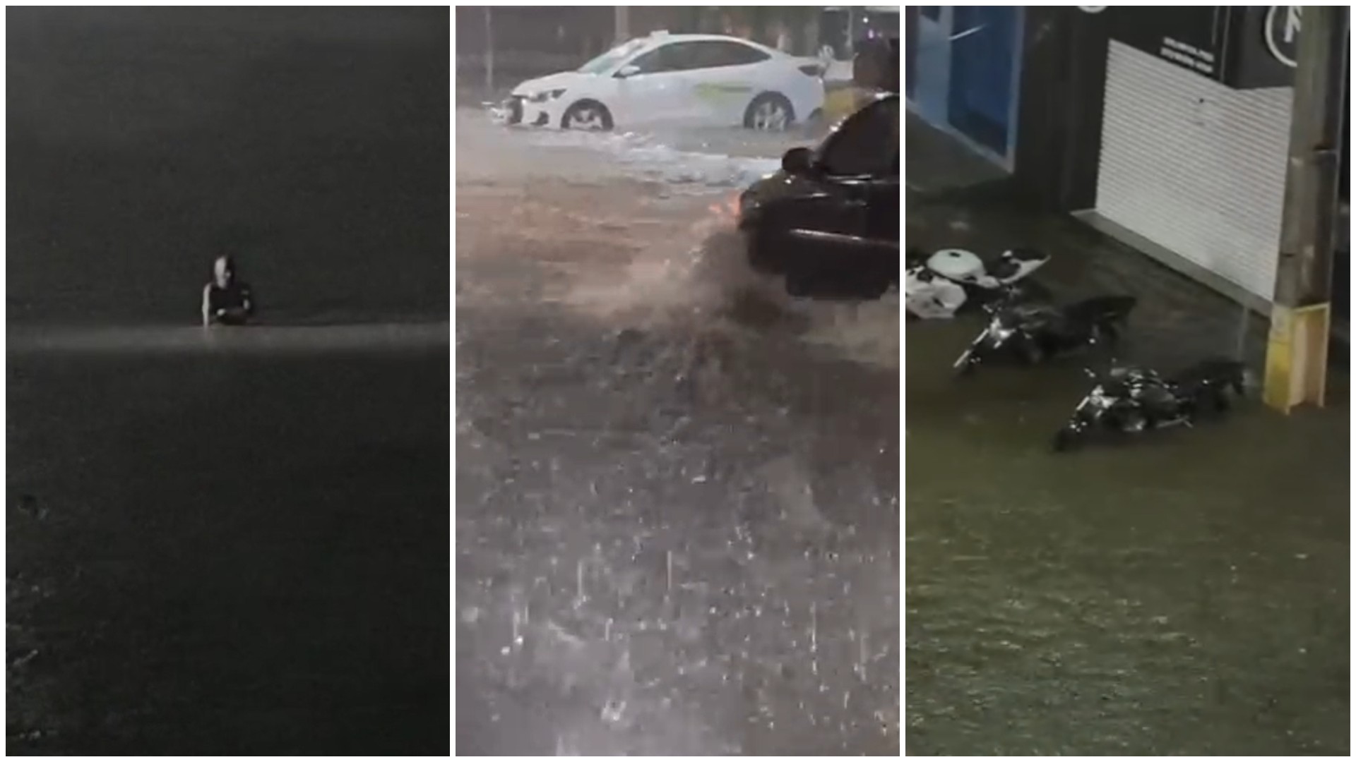 Vídeo: Fortes chuvas causam alagamentos e invadem imóveis em Canindé