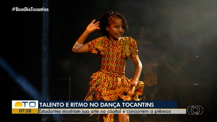Estudantes levam ritmo e talento para o palco do concurso Dança Tocantins