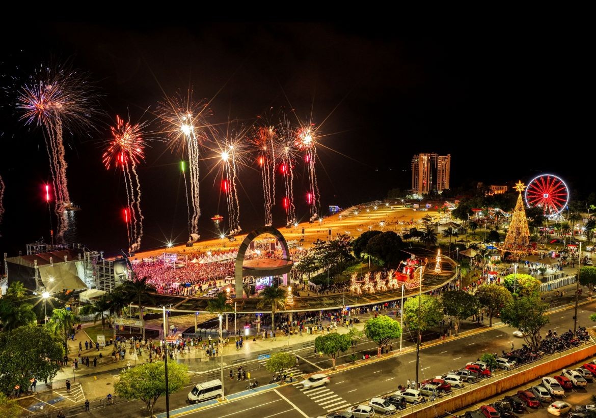 'Réveillon Gospel 2026' reúne cristãos com shows na praia da Ponta Negra, em Manaus