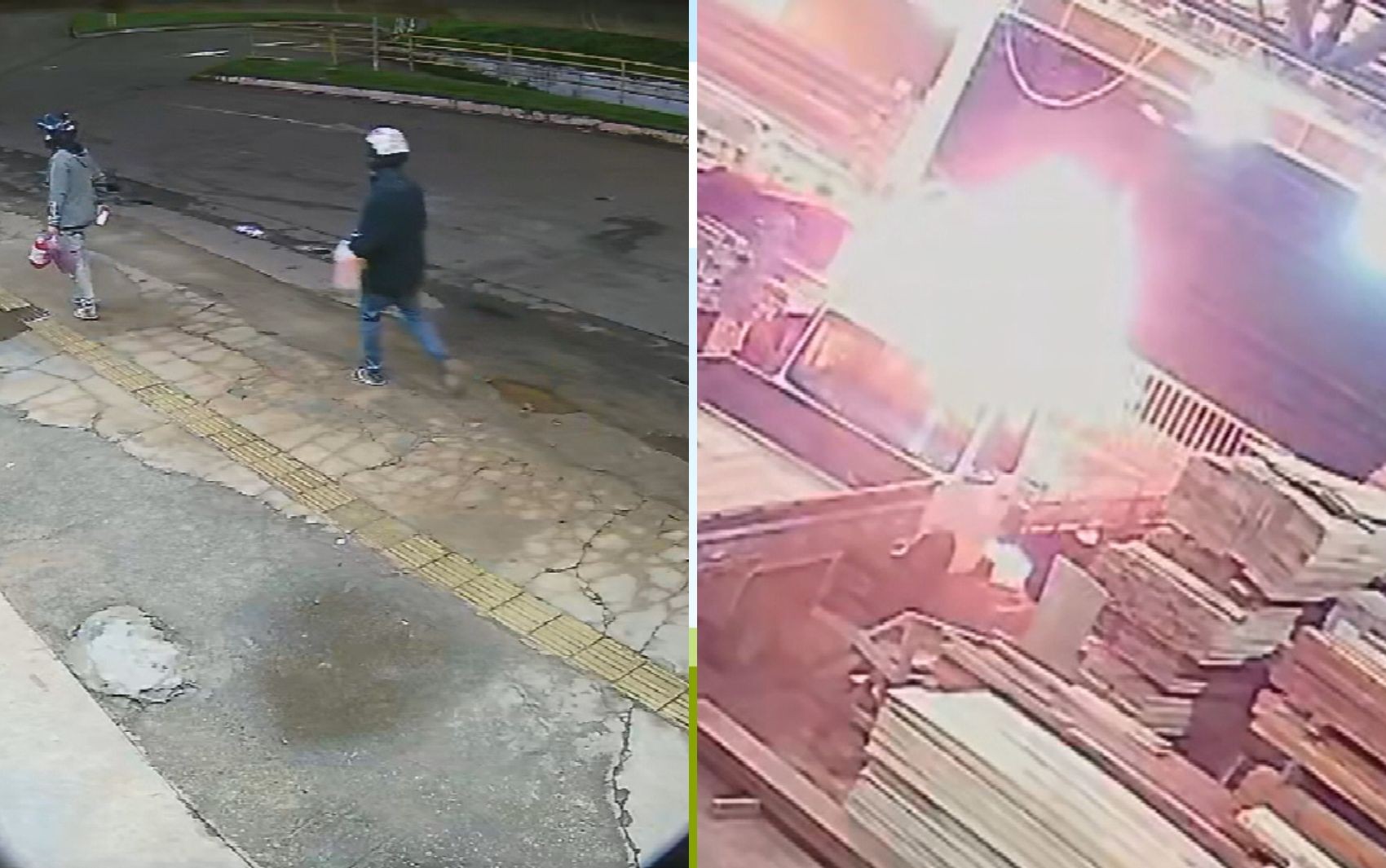 Madeireira é incendiada em Goiânia após motociclista morrer ao bater contra carga em empilhadeira 