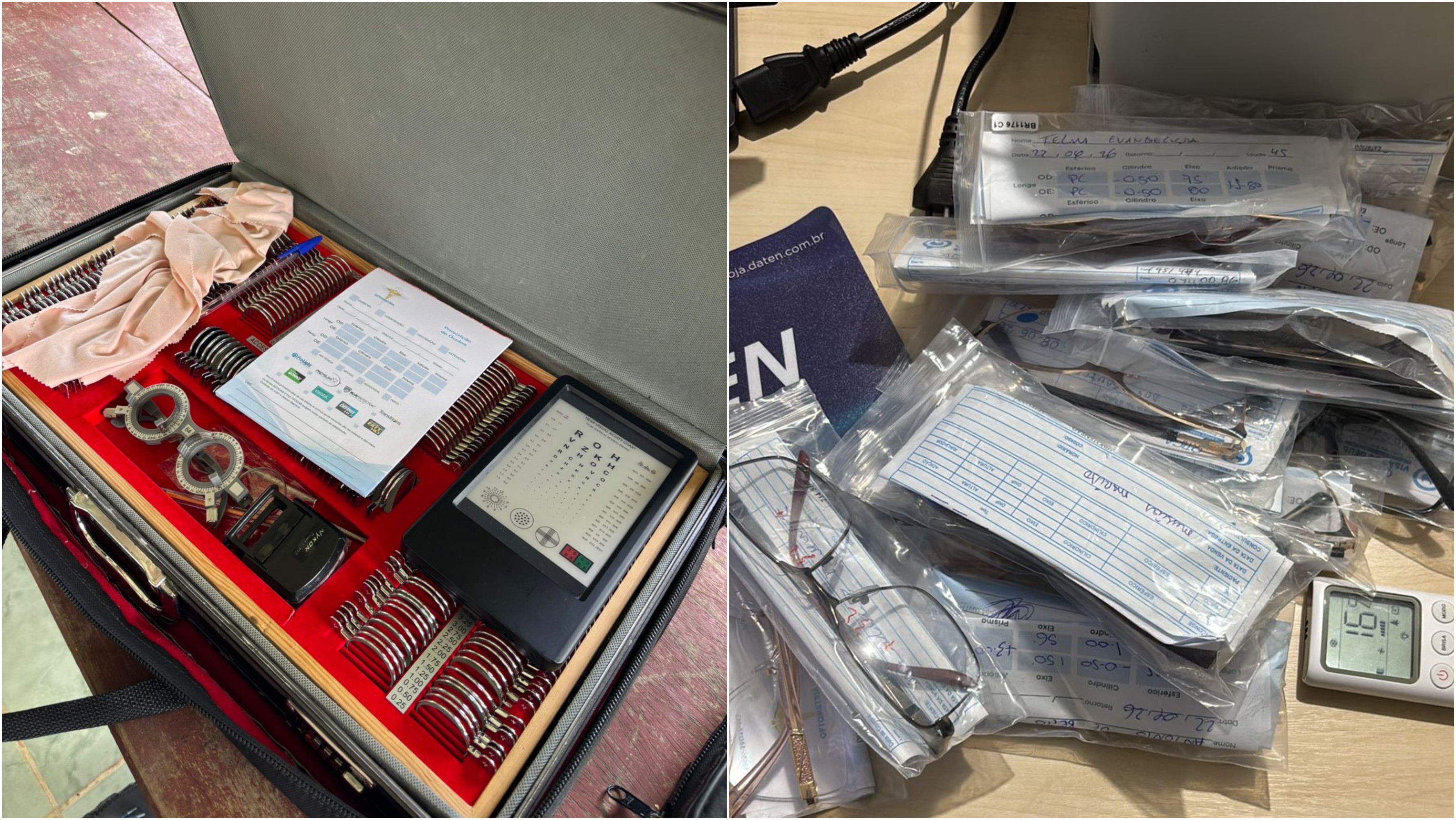 Falsos oftalmologistas são presos por realizar exames de vista ilegais dentro de igreja em Roraima