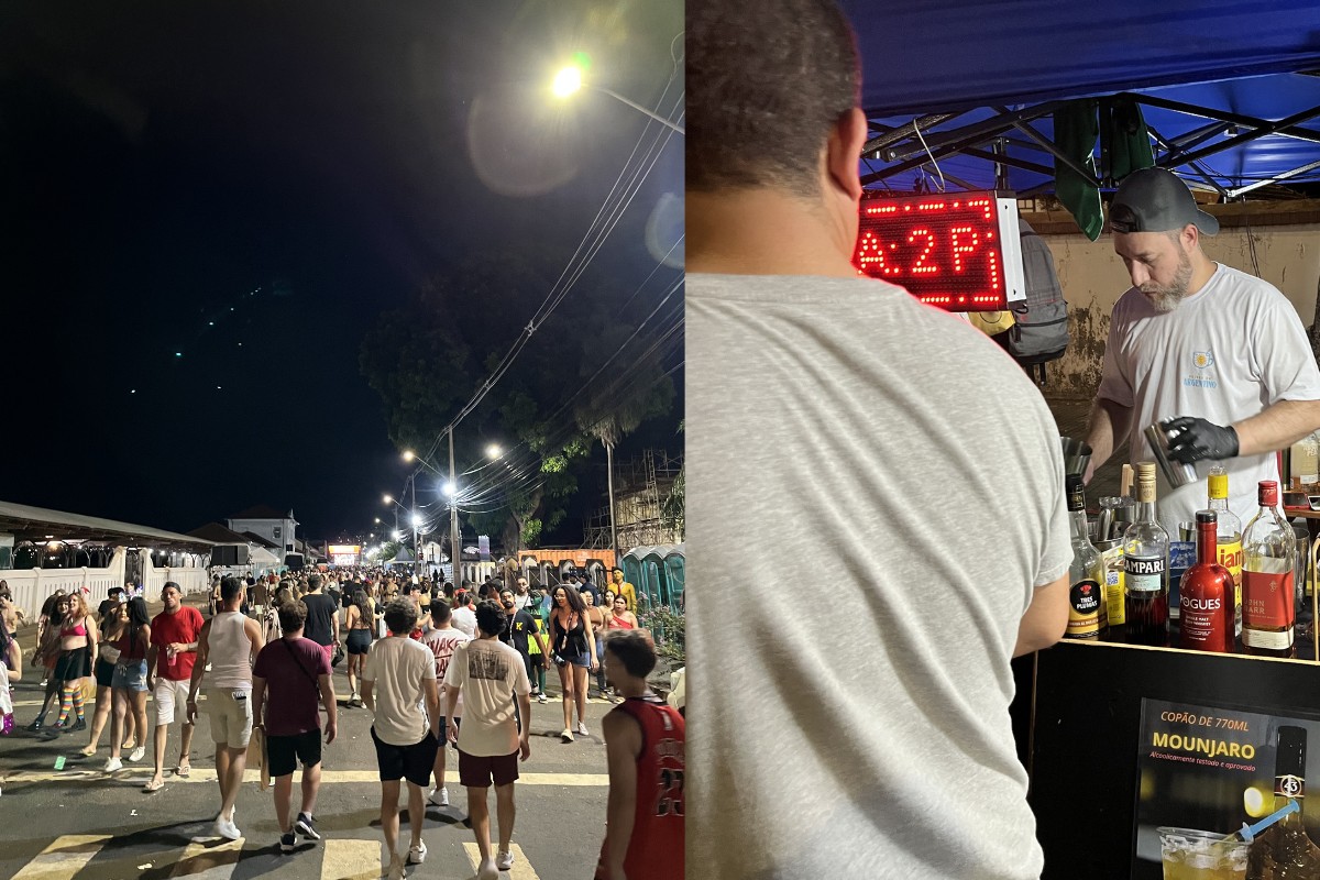 Comerciantes usam a criatividade para atrair clientes no Carnaval de rua em Campo Grande