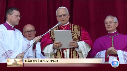 VÍDEOS: o novo papa Leão XIV