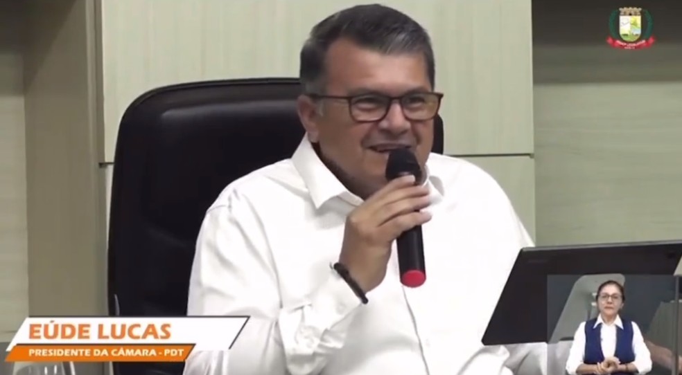 Presidente da Câmara de Jucás, no Ceará, sugere cura do autismo 'na chibata' — Foto: CMJ/Reprodução