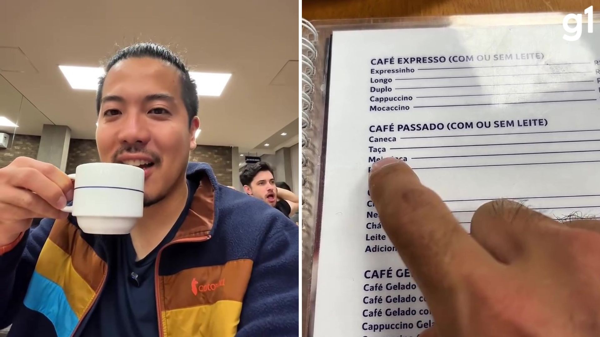 'Perdido na padaria': Influenciador japonês viraliza após confusão com cardápio no Brasil; veja VÍDEO