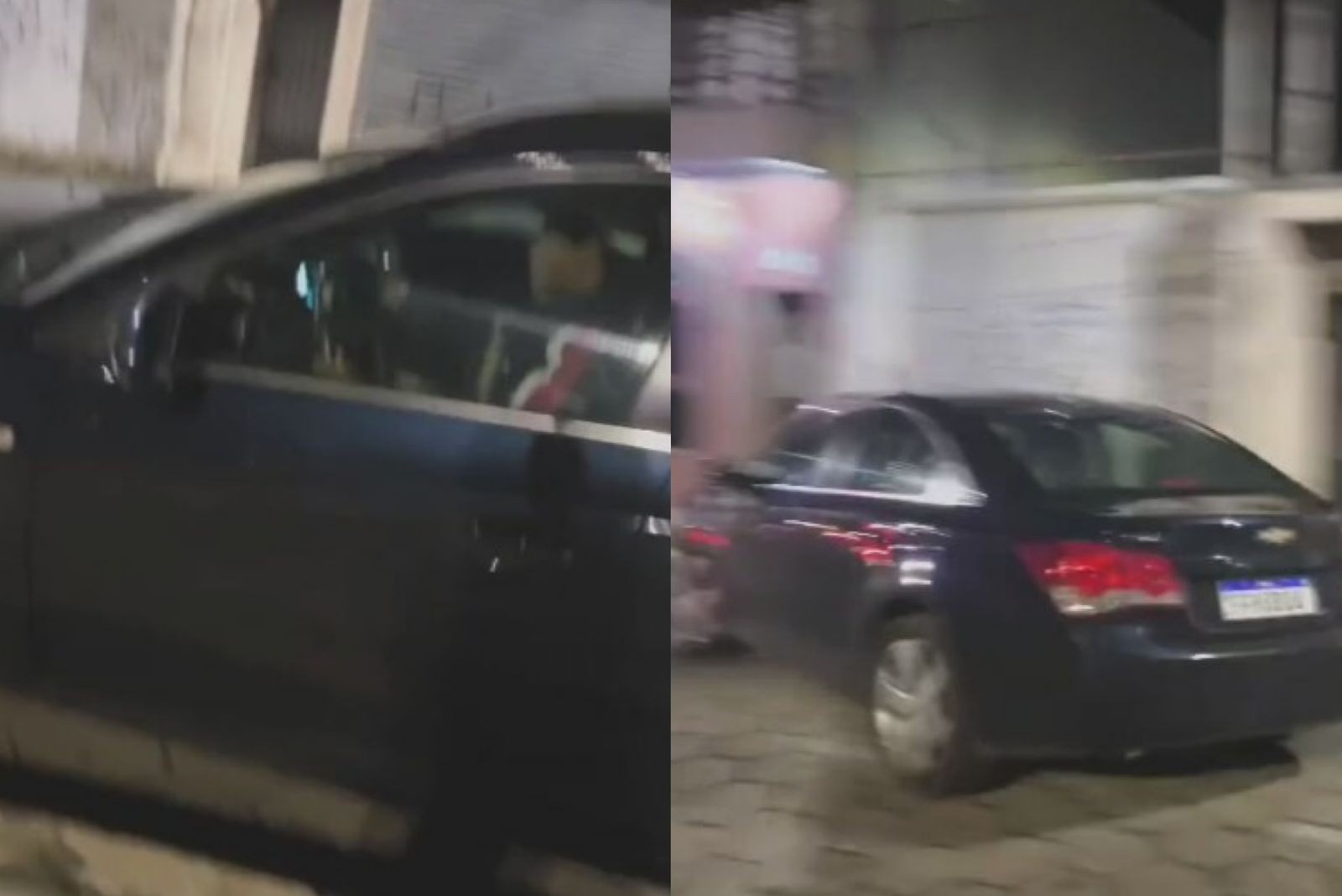 Moradores gravam momento em que criminosos roubam carro de mulher com filho no colo em Tatuí