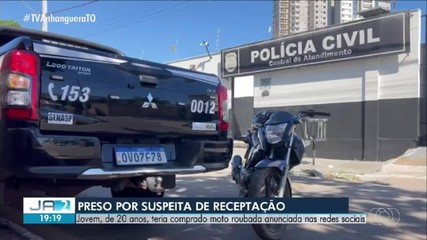 Jovem é preso suspeito de receptação de moto anunciada nas redes sociais