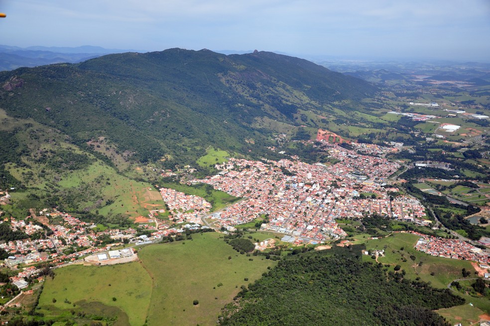 Vista aérea de Extrema, MG — Foto: Prefeitura Municipal de Extrema / Divulgação
