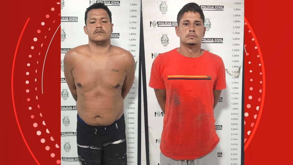 Dois homens são presos durante operação policial no ES — Foto: Polícia Civil