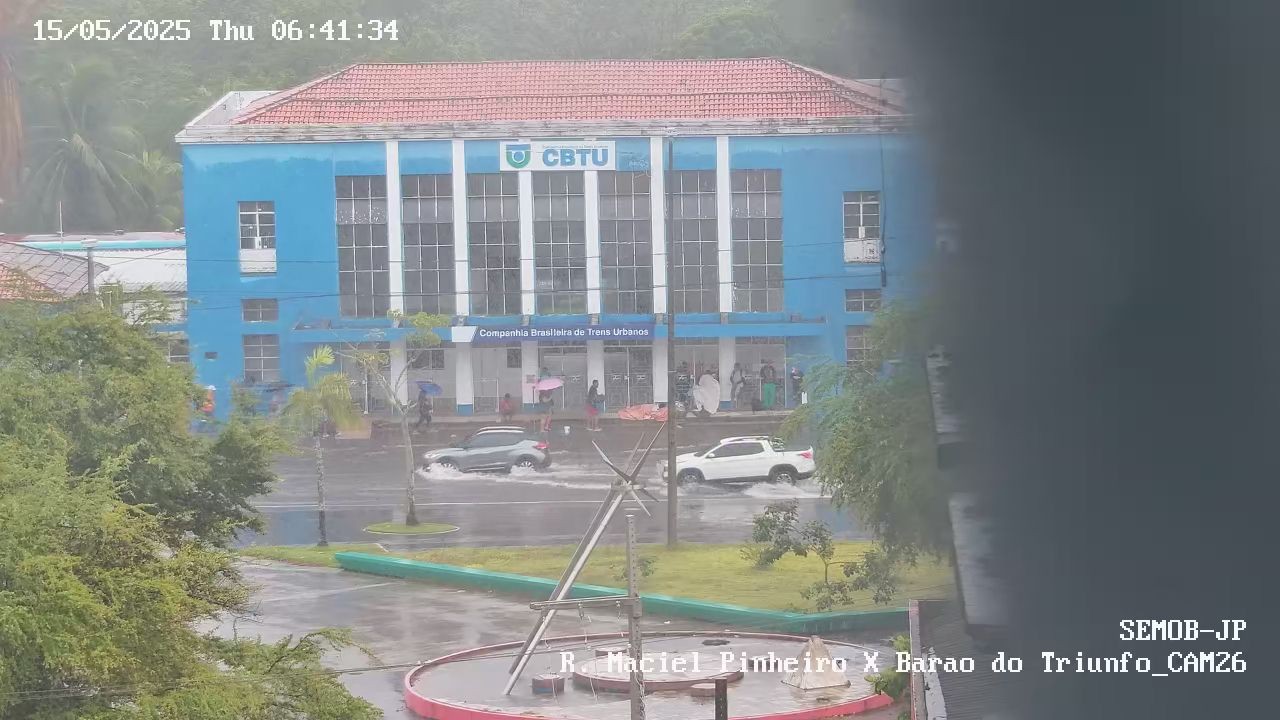 Grande João Pessoa registra os maiores volumes de chuva nas últimas 24 horas, aponta Cemaden
