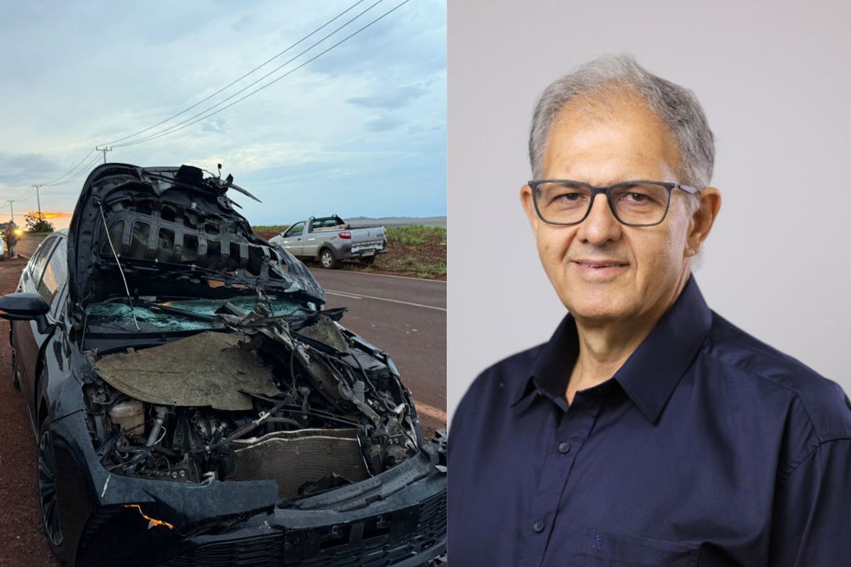 Prefeito e primeira-dama ficam feridos após árvore cair no carro deles durante ventania no Paraná