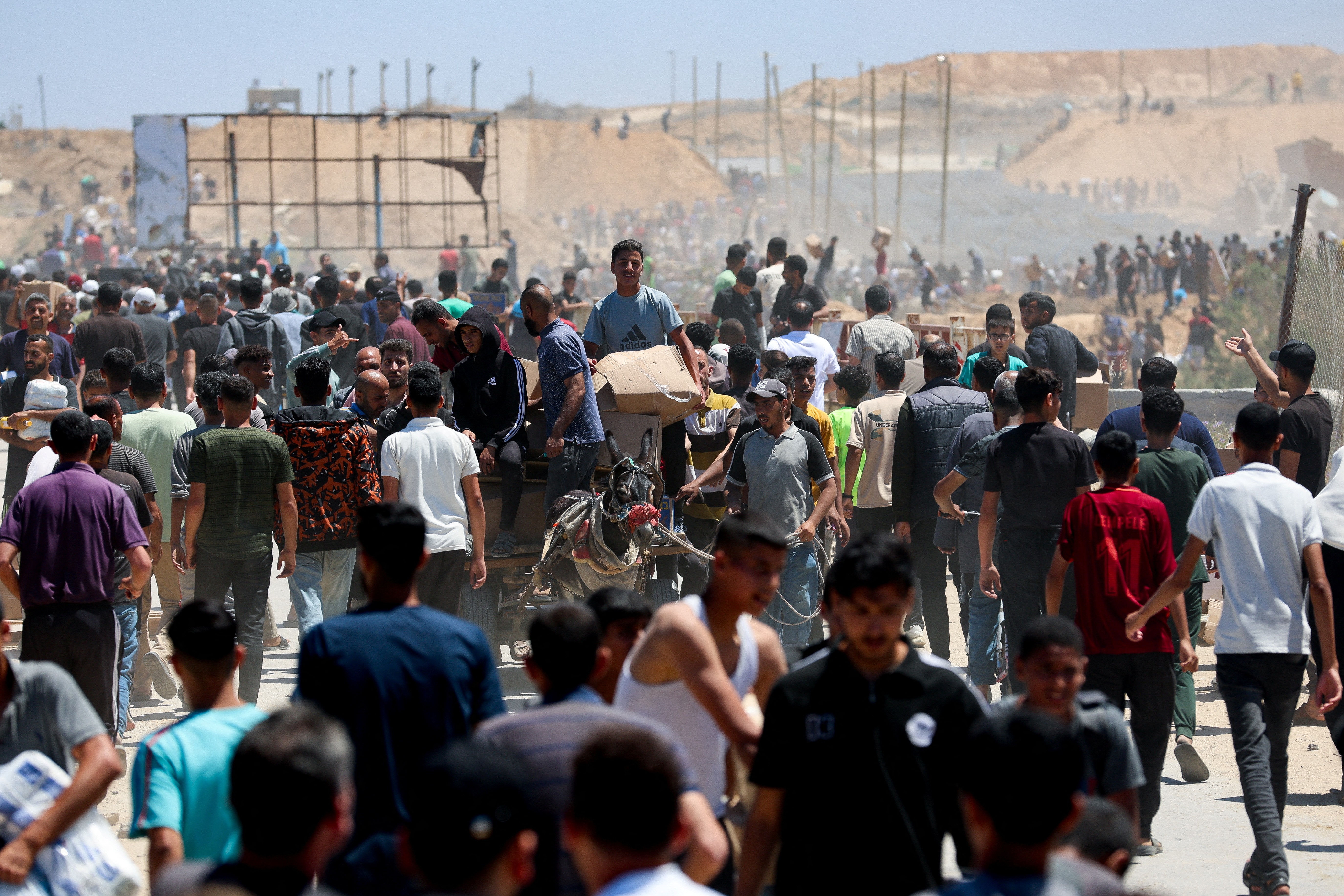 Entrega de comida é suspensa em Gaza após tumultos e mortes