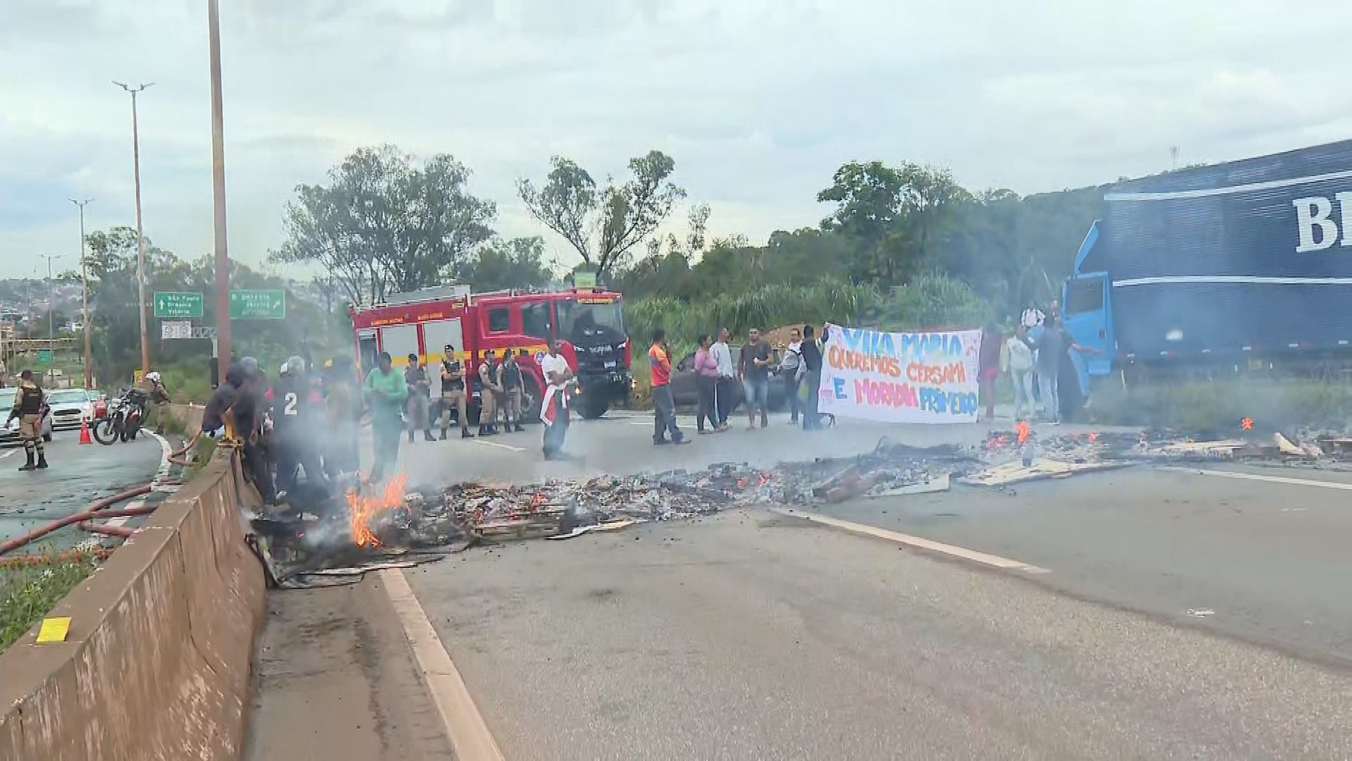 Entenda por que famílias fecharam o Anel Rodoviário para protesto 