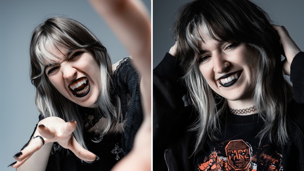 Ana Beartiz Godoy, a Vampira do Drift viraliza nas redes sociais — Foto: Bryan Assis