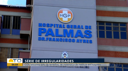 Vistoria aponta falta da remédios, matérias e médicos em hospitais do estado