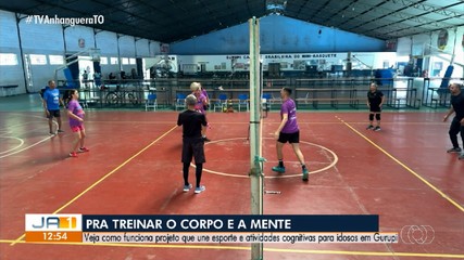 Projeto promove esporte e atividades cognitivas para idosos em Gurupi