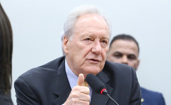 O ministro Ricardo Lewandowski durante audiência na Comissão de Segurança Pública da Câmara — Foto: Vinicius Loures/Câmara dos Deputados