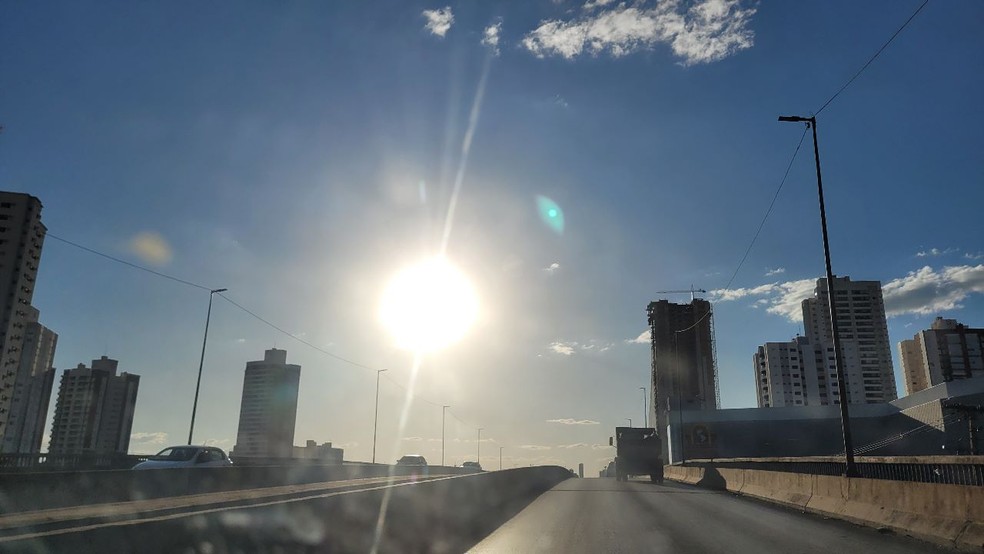 Até o momento, essa foi a temperatura mais alta de 2023 — Foto: Gabi Braz